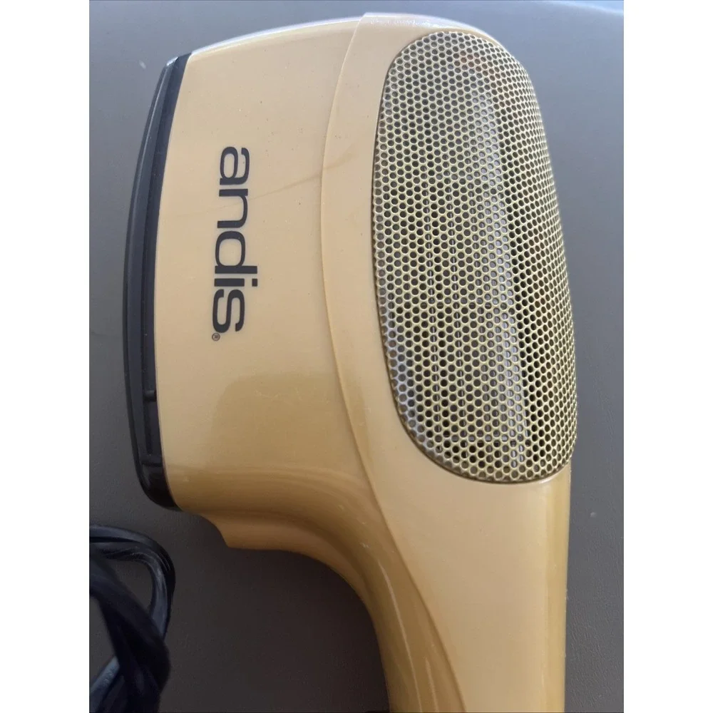 Andis Tourmaline Ceramic Ionic Styling Hair Dryer, Gold HS-2 1875 Watt Tested